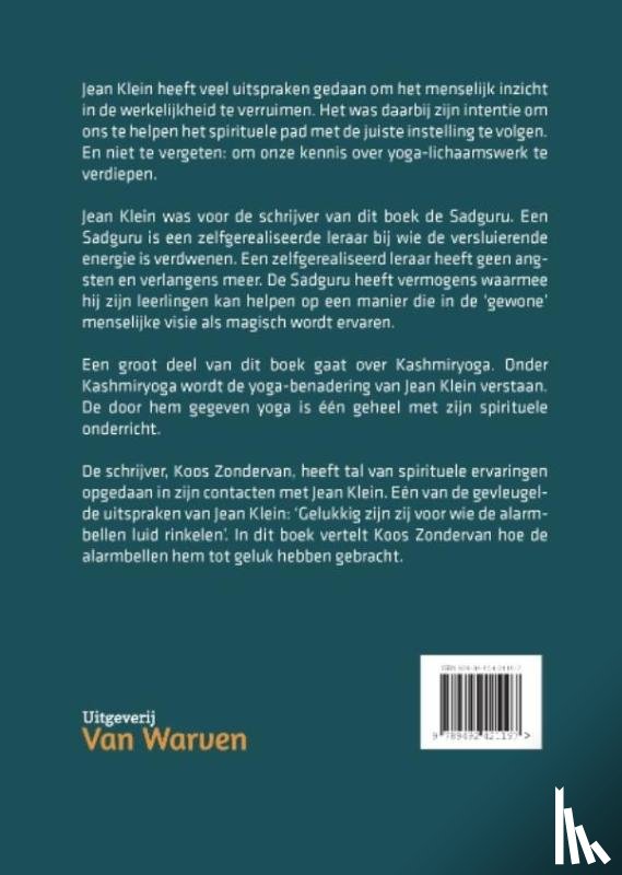 Zondervan, Koos - Jean Klein, sadguru