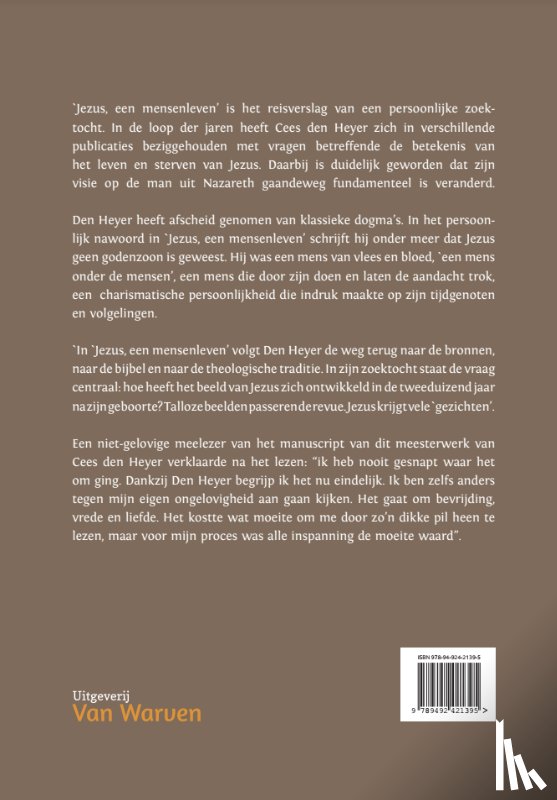 Heyer, Cees den - Jezus, een mensenleven