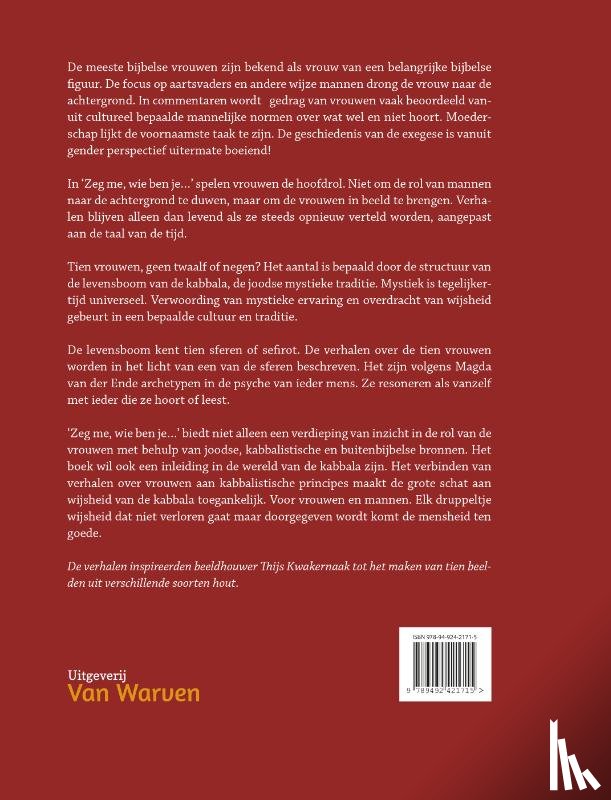 Ende, Magda van der - Zeg me, wie ben je...