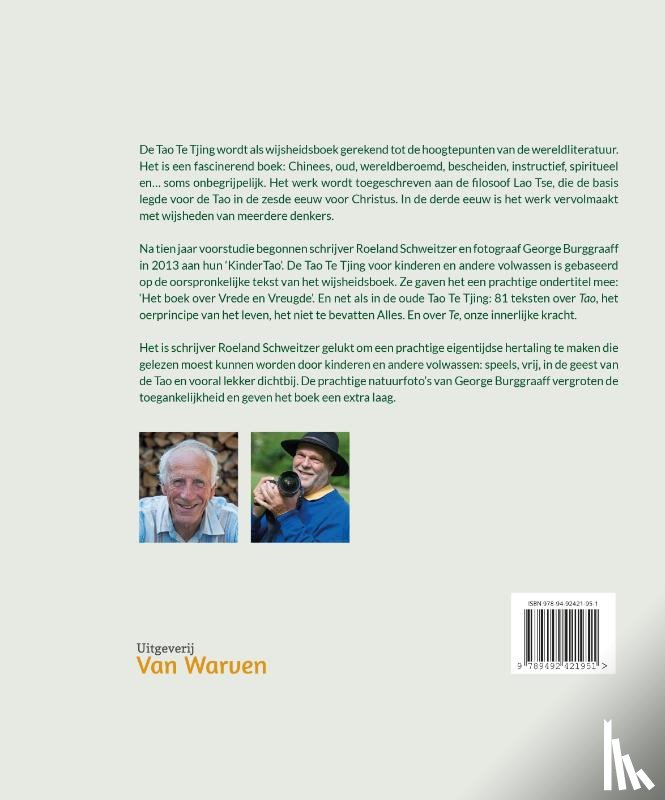 Schweitzer, Roeland - Tao Te Tjing, het boek over vrede en vreugde