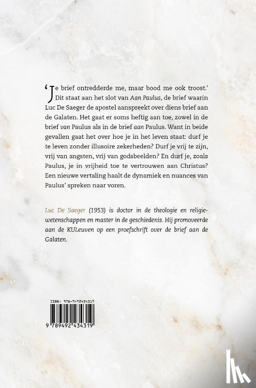 De Saeger, Luc - Aan Paulus