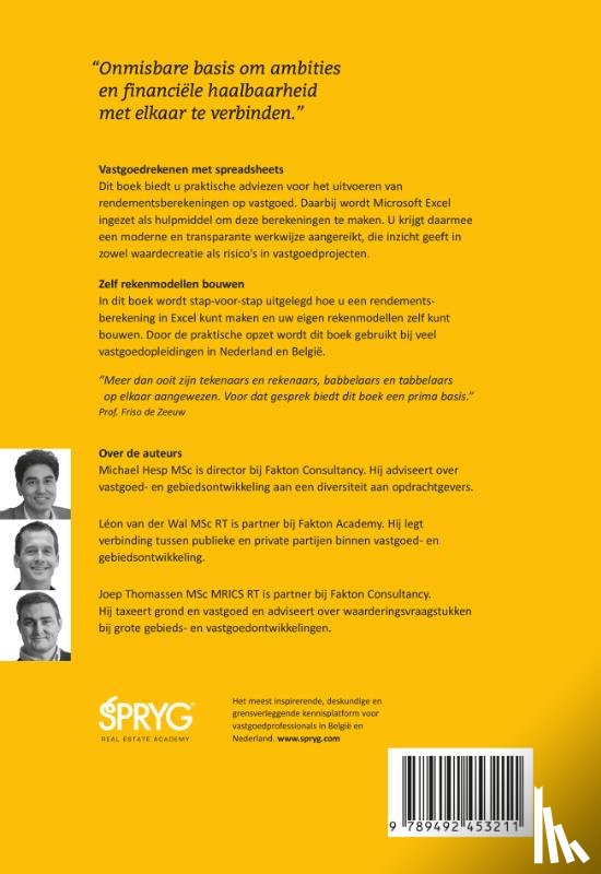 Hesp, Michael - Vastgoedrekenen met Spreadsheets