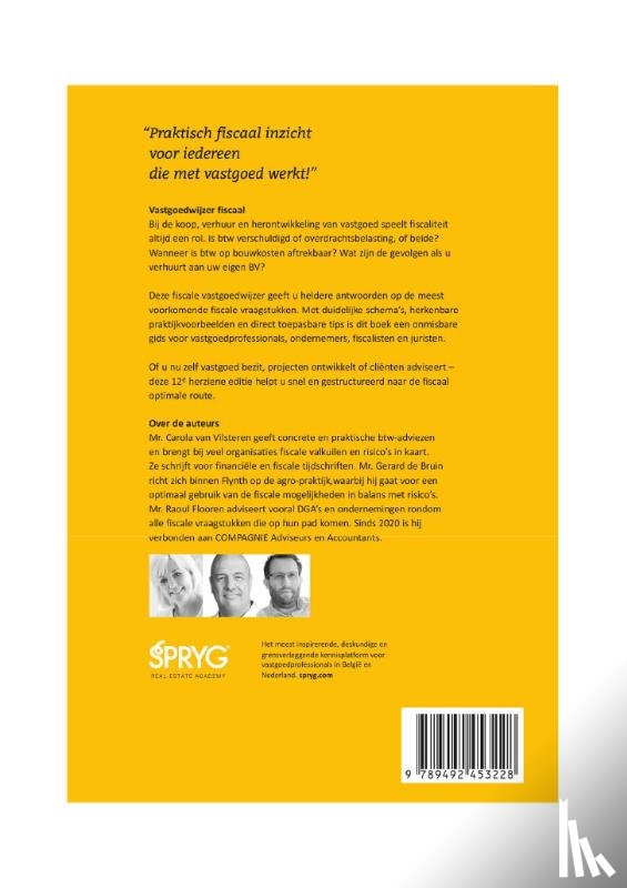 Vilsteren, Carola van, Flooren, Raoul, Bruin, Gerard de - Vastgoedwijzer Fiscaal 2026
