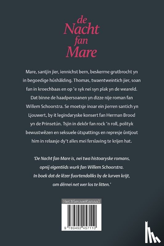 Schoorstra, Willem - De nacht fan Mare