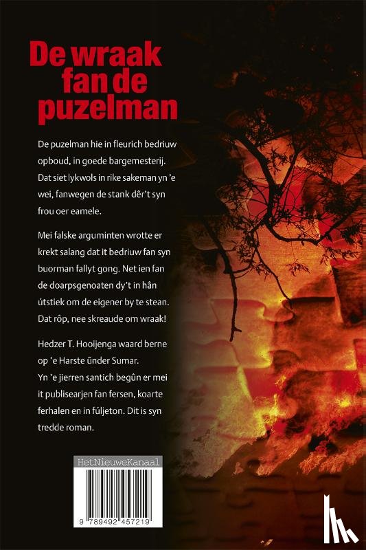 Hooijenga, Hedzer T. - De wraak fan de puzelman