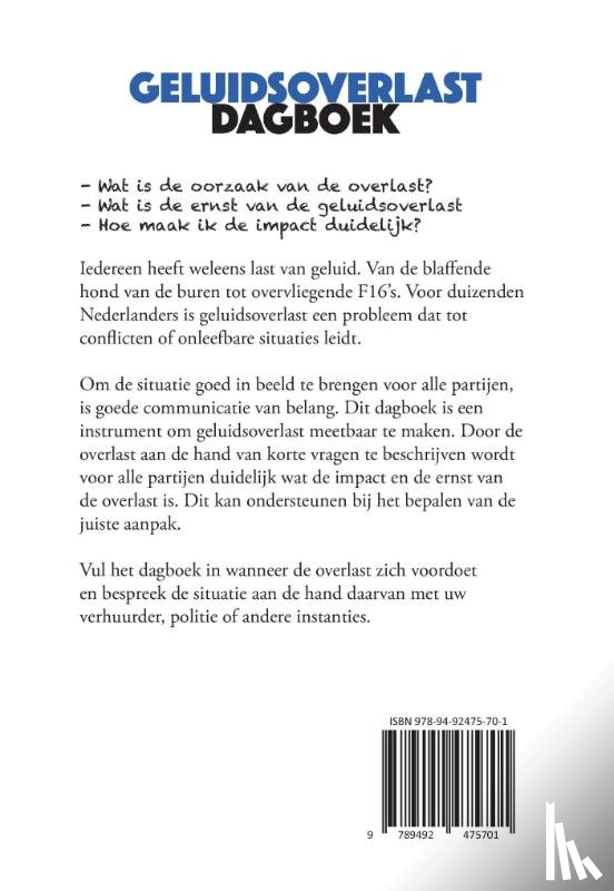 Books, Sebastian - Geluidsoverlast Dagboek