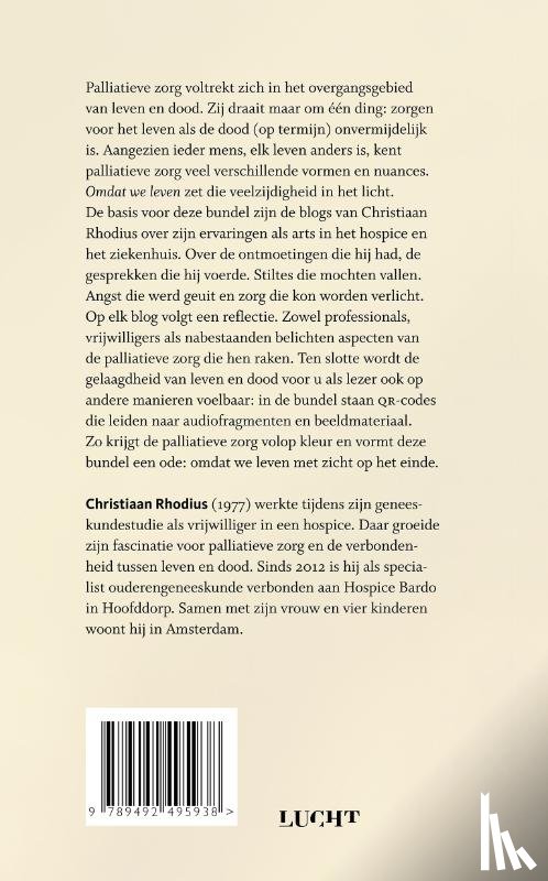 Rhodius, Christiaan - Omdat we leven