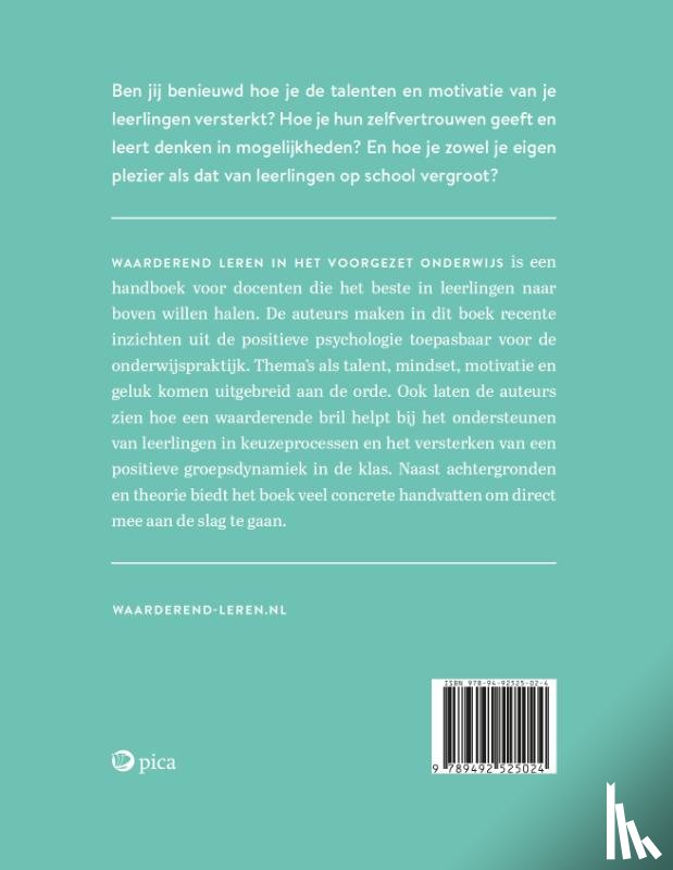 Buurt, Annechien van, Teeuwisse, Eefje, Timmermans, Nina - Waarderend leren in het voortgezet onderwijs