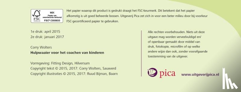 Wolters, Corry - Hulpwaaier voor het coachen van kinderen