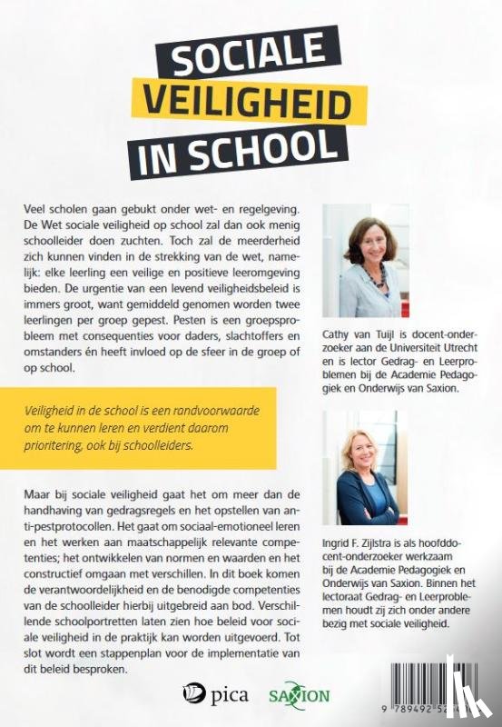 Tuijl, Cathy van, Zijlstra, Ingrid - Sociale veiligheid in school