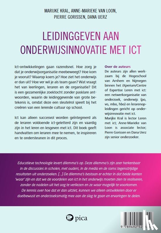 Kral, Marijke, Loon, Anne-Marieke van, Gorissen, Pierre, Uerz, Dana - Leidinggeven aan onderwijsinnovatie met ICT