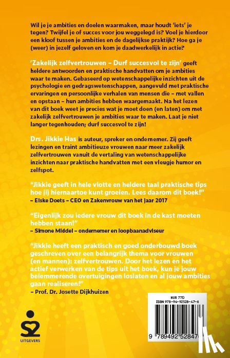 Has, Jikkie - Zakelijk zelfvertrouwen