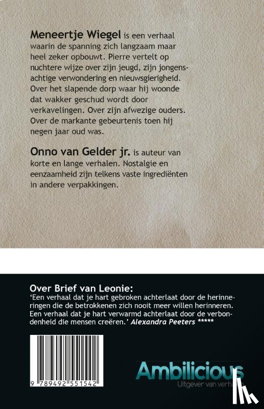 Gelder jr., Onno van - Meneertje Wiegel