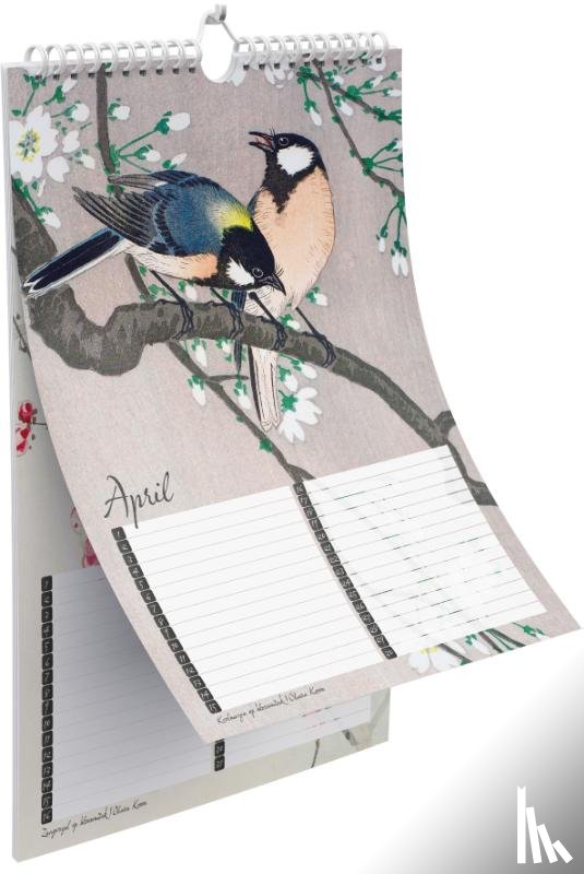 Studio Colori - Verjaardagskalender Vogelprenten van de Japanse meester Koson