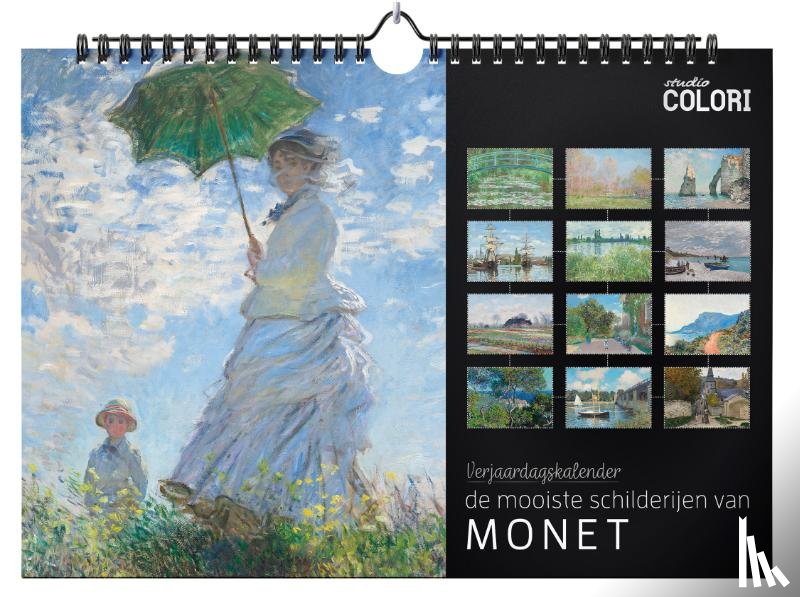 Studio Colori - Verjaardagskalender De mooiste schilderijen van Monet