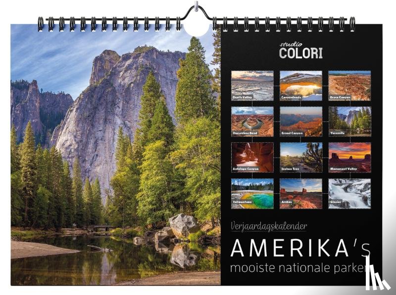 Studio Colori - Verjaardagskalender Amerika's mooiste nationale parken