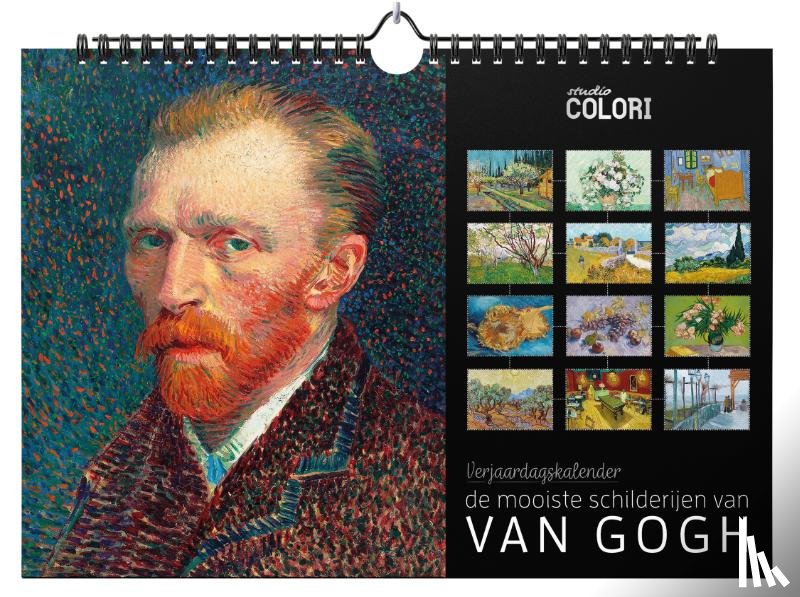 Studio Colori - Verjaardagskalender De mooiste schilderijen van Van Gogh