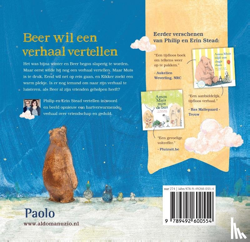 Stead, Philip - Beer wil een verhaal vertellen