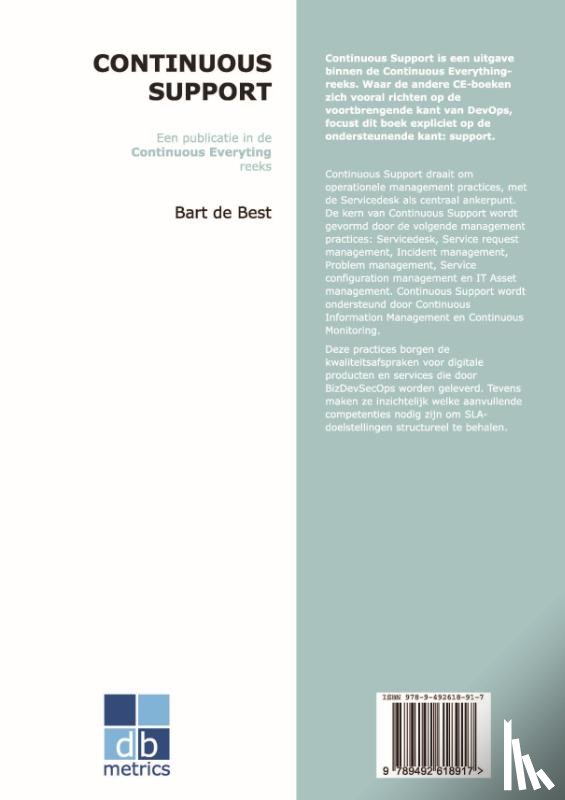 Best, Bart de - Continuous Support