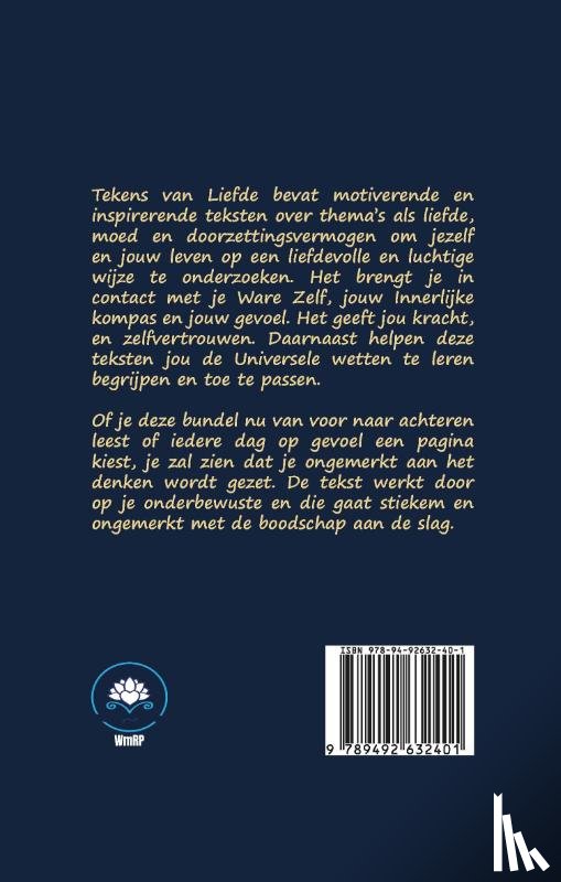 Vaanholt, Marleen te - Tekens van Liefde