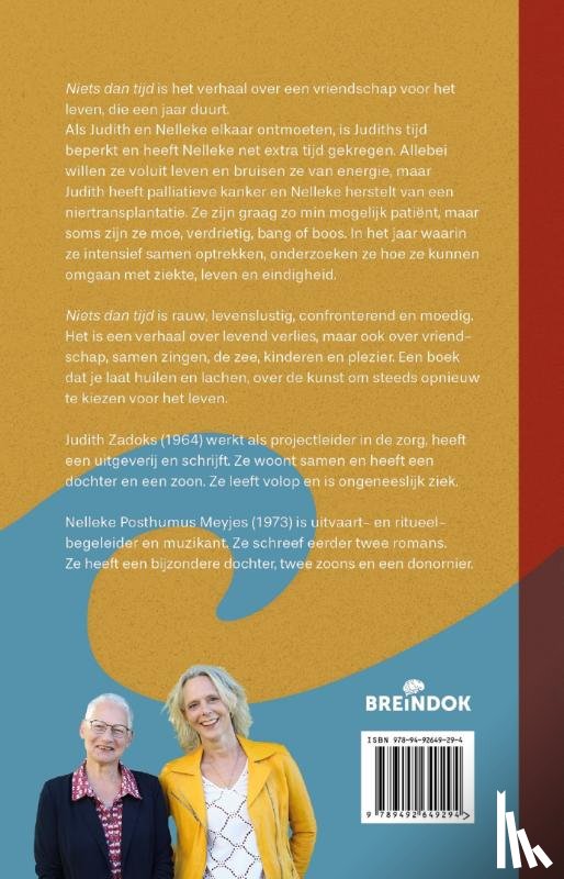Zadoks, Judith, Posthumus Meyjes, Nelleke - Niets dan tijd
