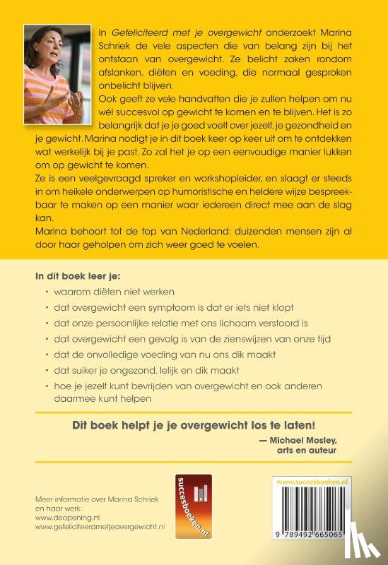 Schriek, Marina - Gefeliciteerd met je overgewicht!