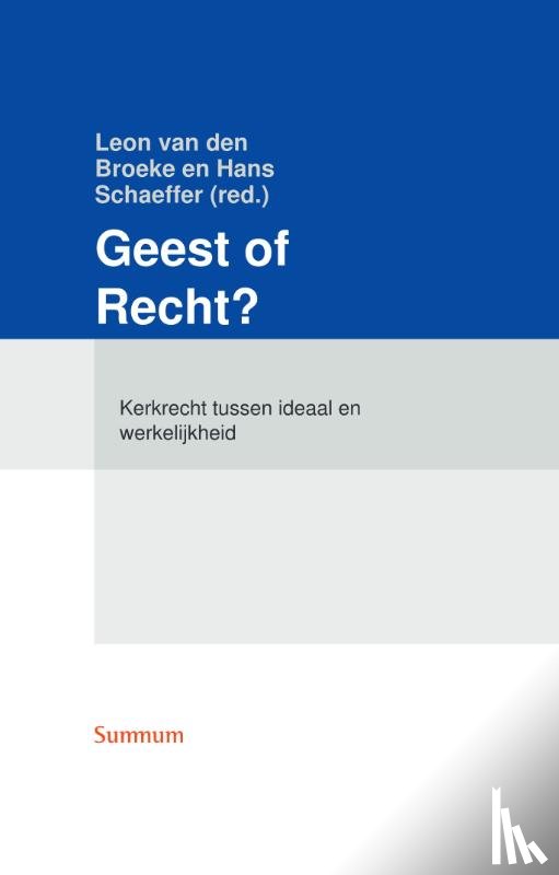  - Geest of Recht?