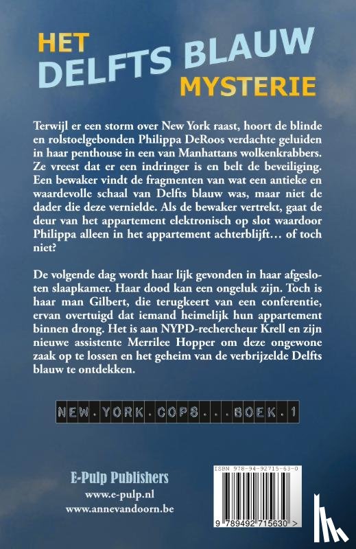 Doorn, Anne van - Het Delfts blauw mysterie