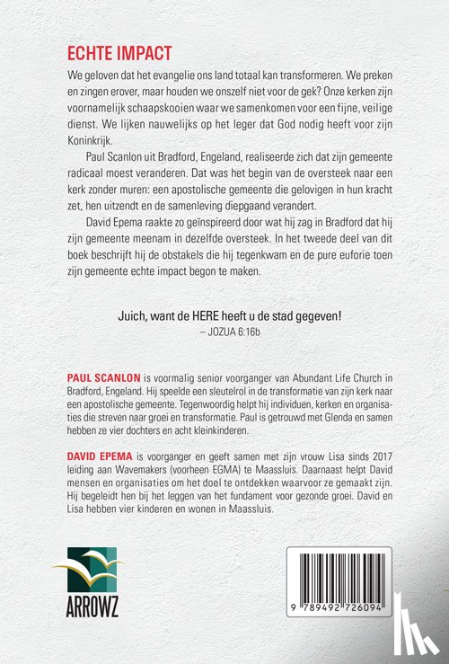 Scanlon, Paul, Epema, David - Kerk zonder muren