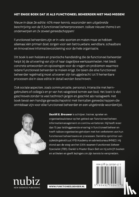 Brouwer, Daniël E. - Hét handboek voor de functioneel beheerder