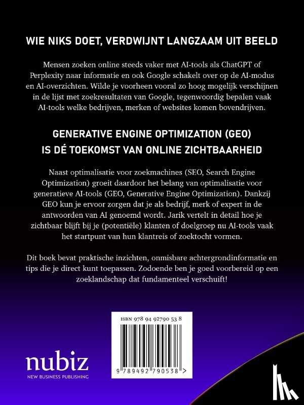 Oosting, Jarik - GEO - Zichtbaar zijn in de antwoorden van AI