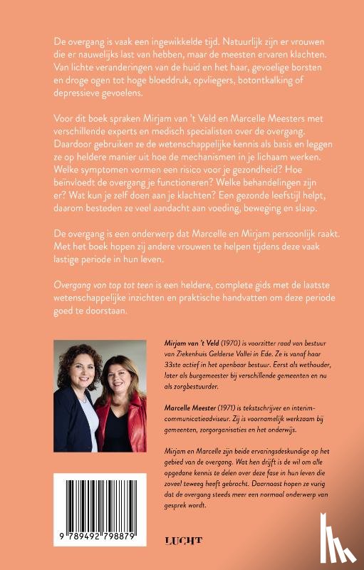Veld, Mirjam van 't, Meesters, Marcelle - Overgang van top tot teen