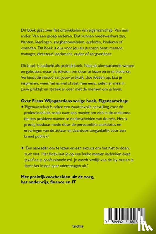Wijngaarden, Frans - Handboek Eigenaarschap ontwikkelen bij anderen