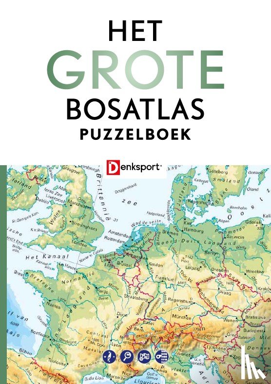 Vroege, Peter, Tichelaar, Tjeerd - Denksport Het Grote Bosatlas Puzzelboek