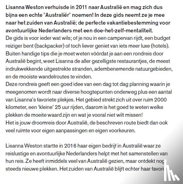 Weston, Lisanna - Australië