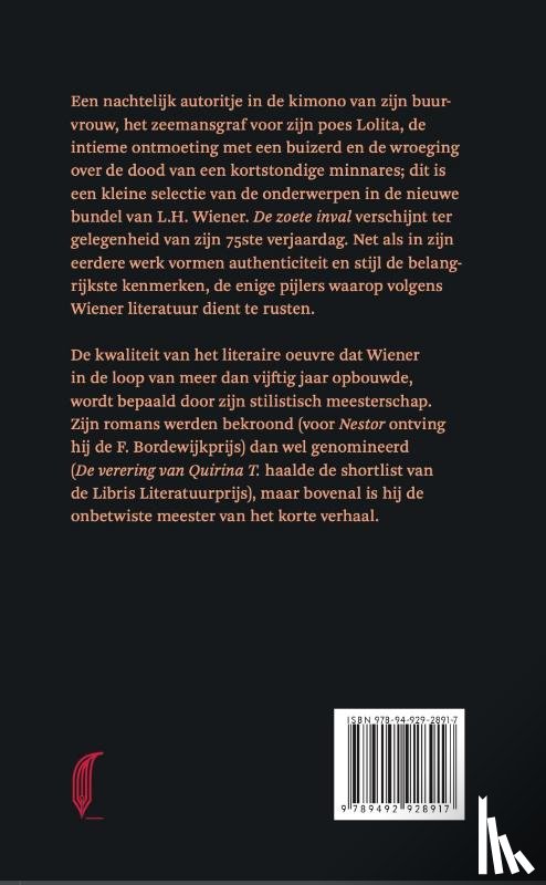 Wiener, L.H. - De zoete inval