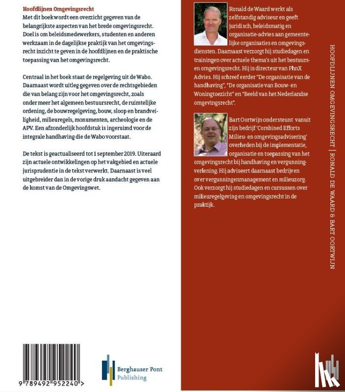 Waard, Ronald de, Oortwijn, Bart - Hoofdlijnen omgevingsrecht