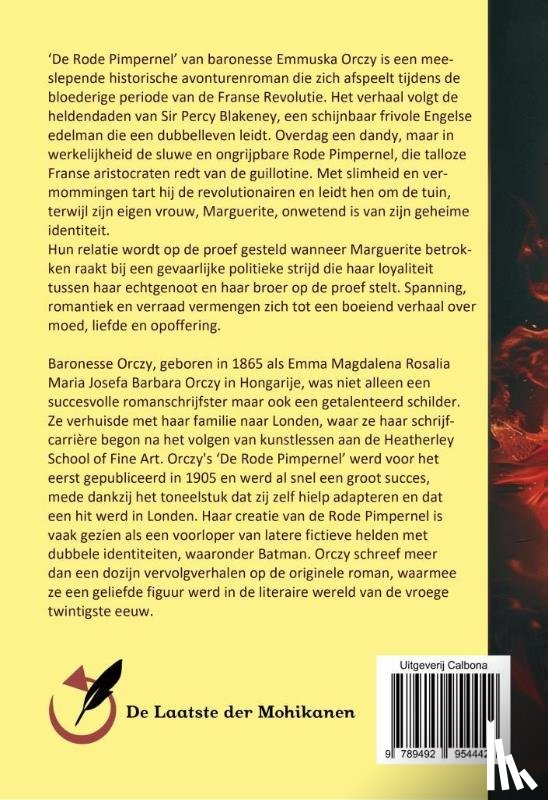 Orczy, Baronesse Emma - De rode pimpernel