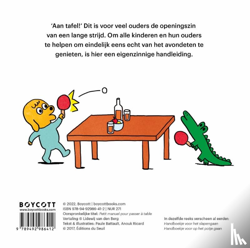 Battault, Paule - Handboekje voor het eten aan tafel