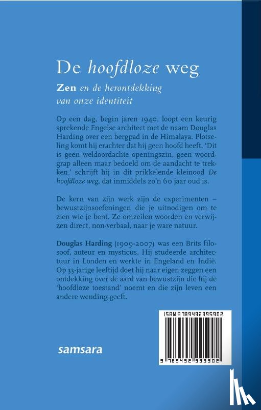 Harding, Douglas - De hoofdloze weg