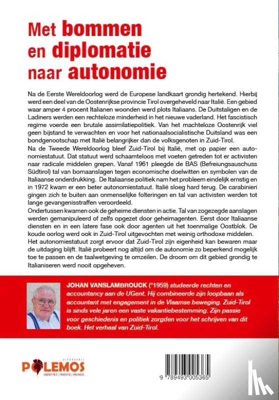 Vanslambrouck, Johan - Met bommen en diplomatie naar autonomie