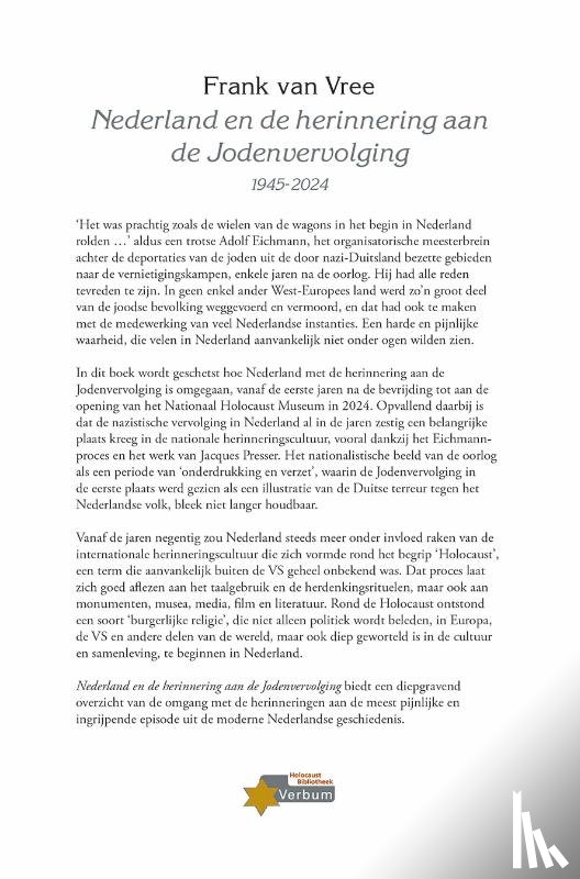 Vree, Frank van - Nederland en de herinnering aan de Jodenvervolging
