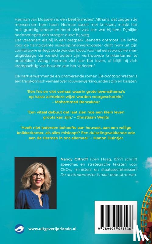 Olthoff, Nancy - De achtbaantester