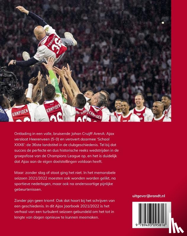 Endt, David - Ajax Jaarboek 2021/2022