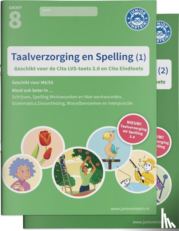  - Taalverzorging en Spelling Cito Oefenboeken Set Deel 1 en 2