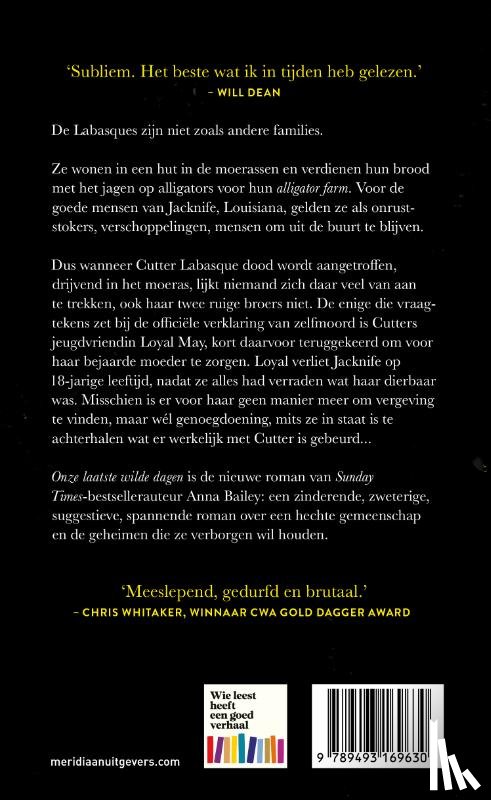 Bailey, Anna - Onze laatste wilde dagen