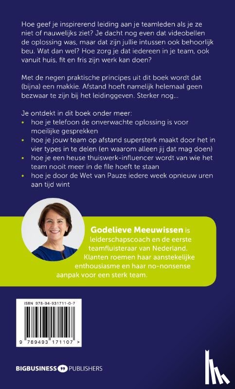 Meeuwissen, Godelieve - Inspirerend leiderschap op afstand