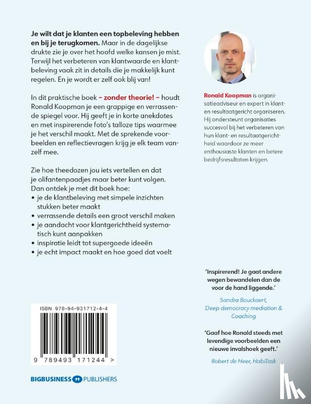 Koopman, Ronald - Theedozen en olifantenpaadjes