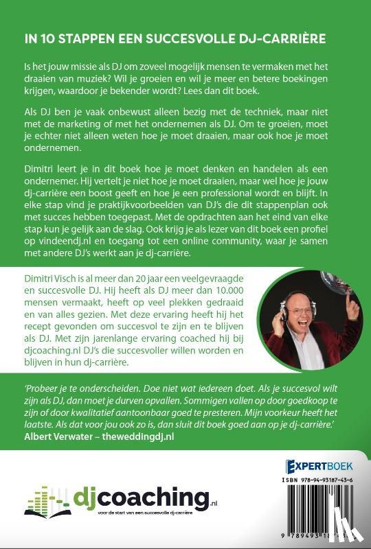 Visch, Dimitri - In 10 stappen een succesvolle DJ-carriere