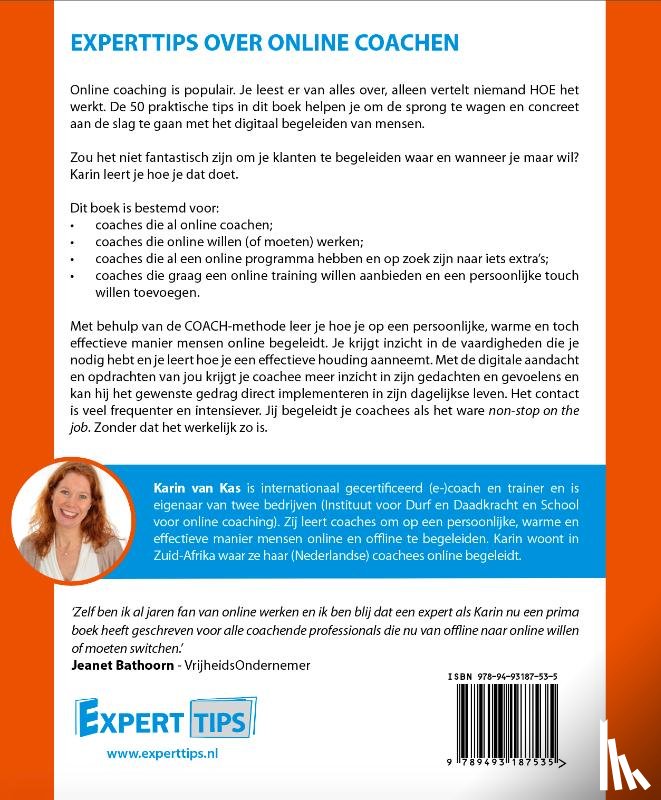 Kas, Karin van - Experttips over online coachen